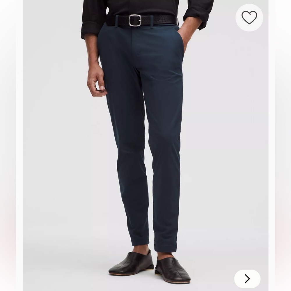 lululemon ABC Slim Fit Trouser in Dark Navy